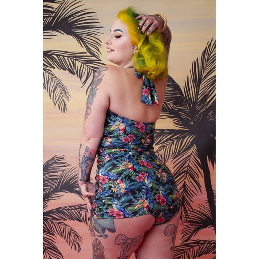 Jungle Retro Badeanzug