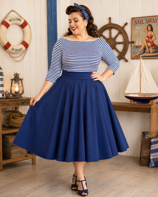 Frou Frou Sailor Plus Size Top