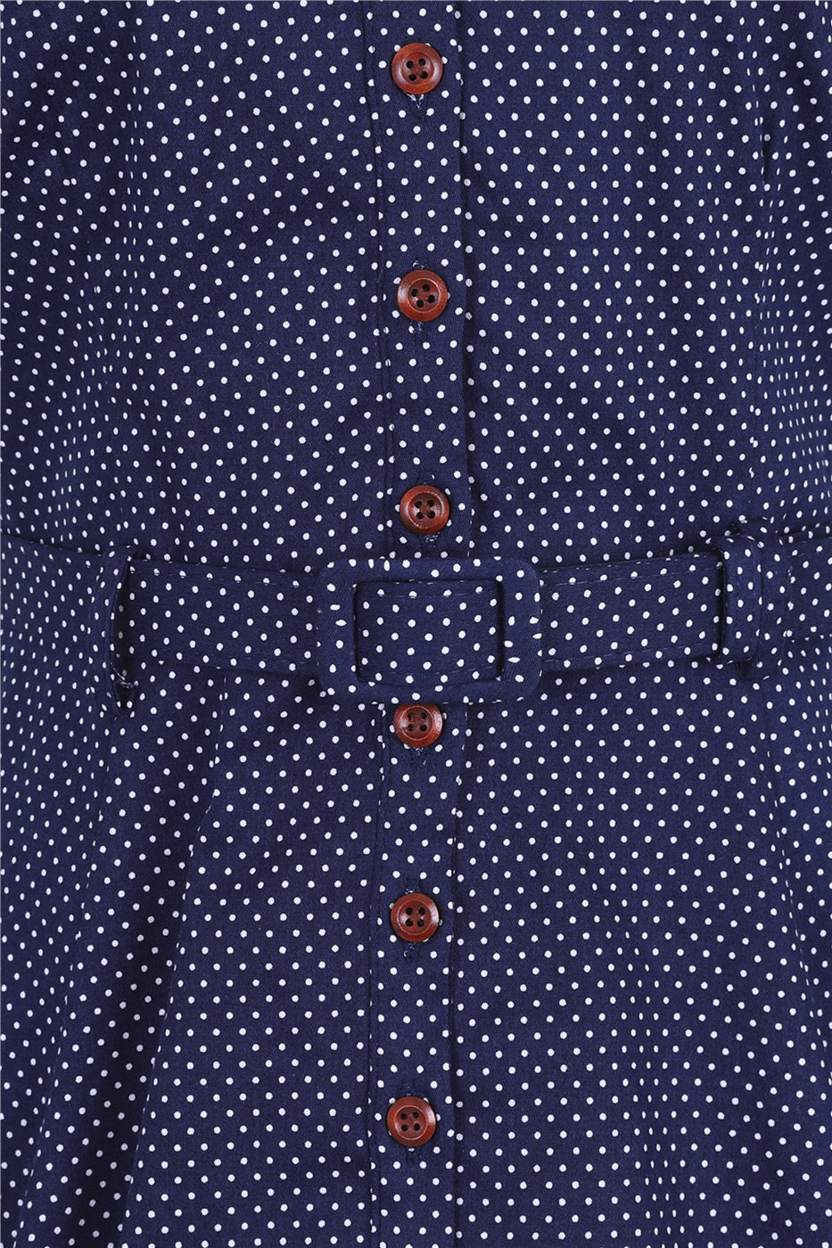 Mini Polka Caterina Kleid navy