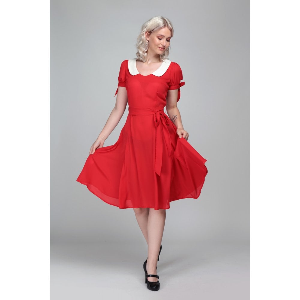Mirella Kleid uni rot