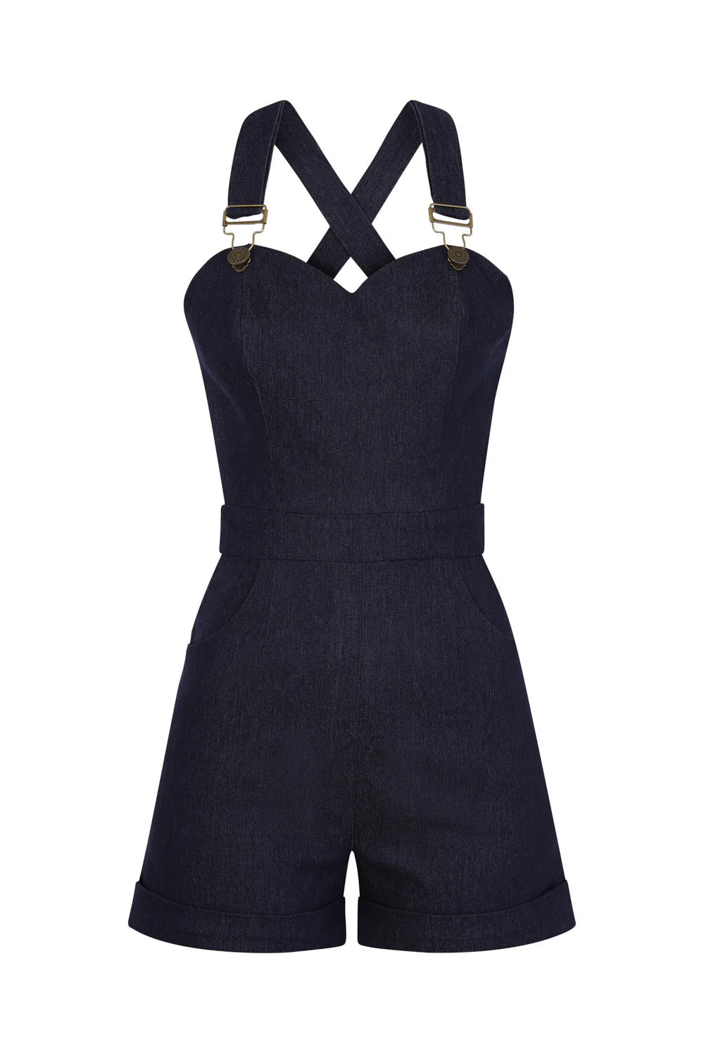 Willow Playsuit Denim schwarz