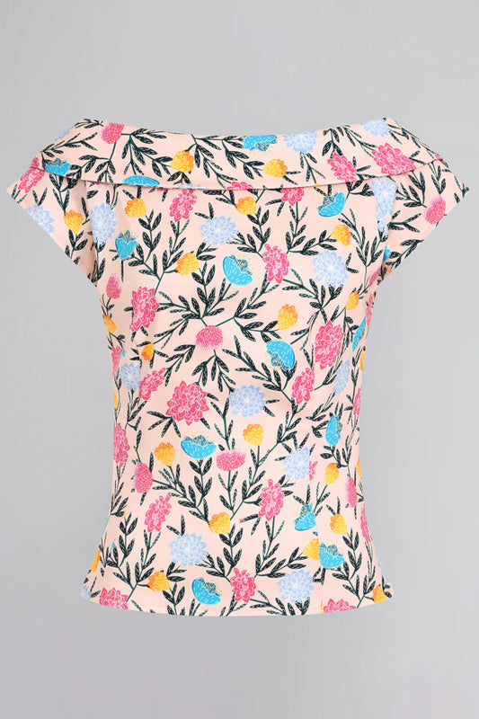 Floral Whimsy Cordelia Top