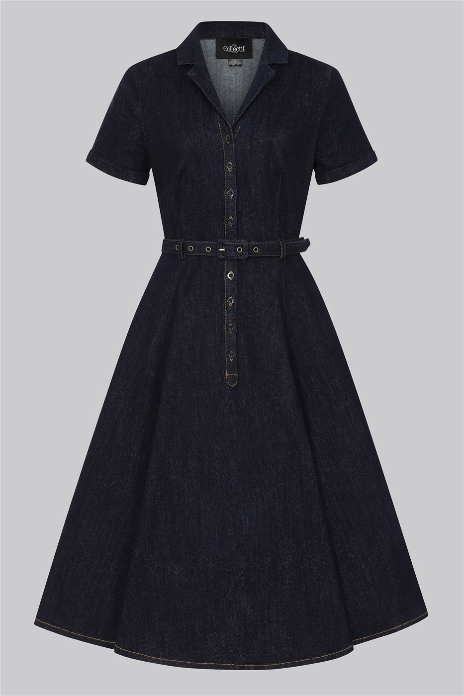 Caterina Kleid in Denim navy