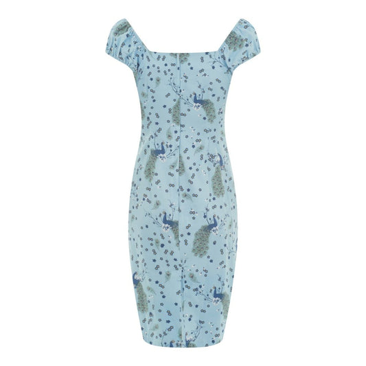Dolores Peacock Pencil Kleid