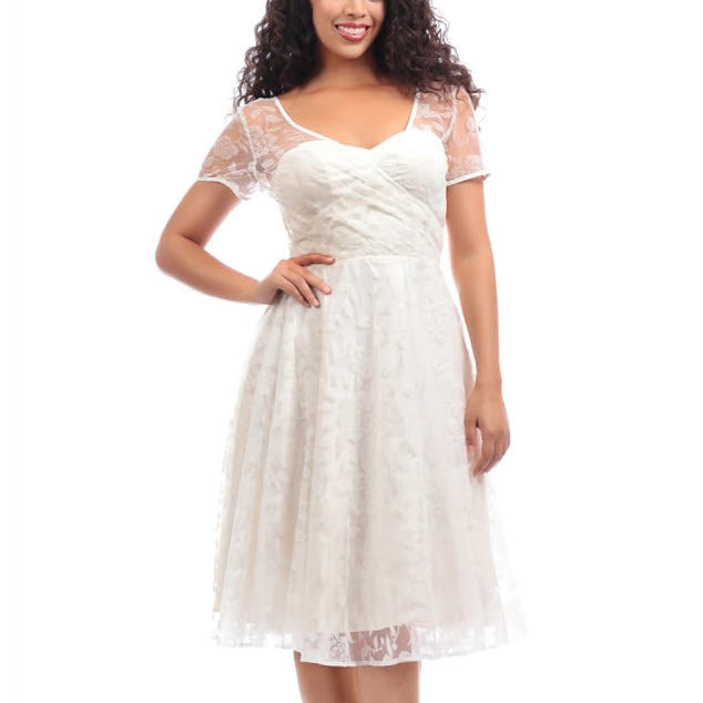 Nina Brautkleid Brokat & Spitze