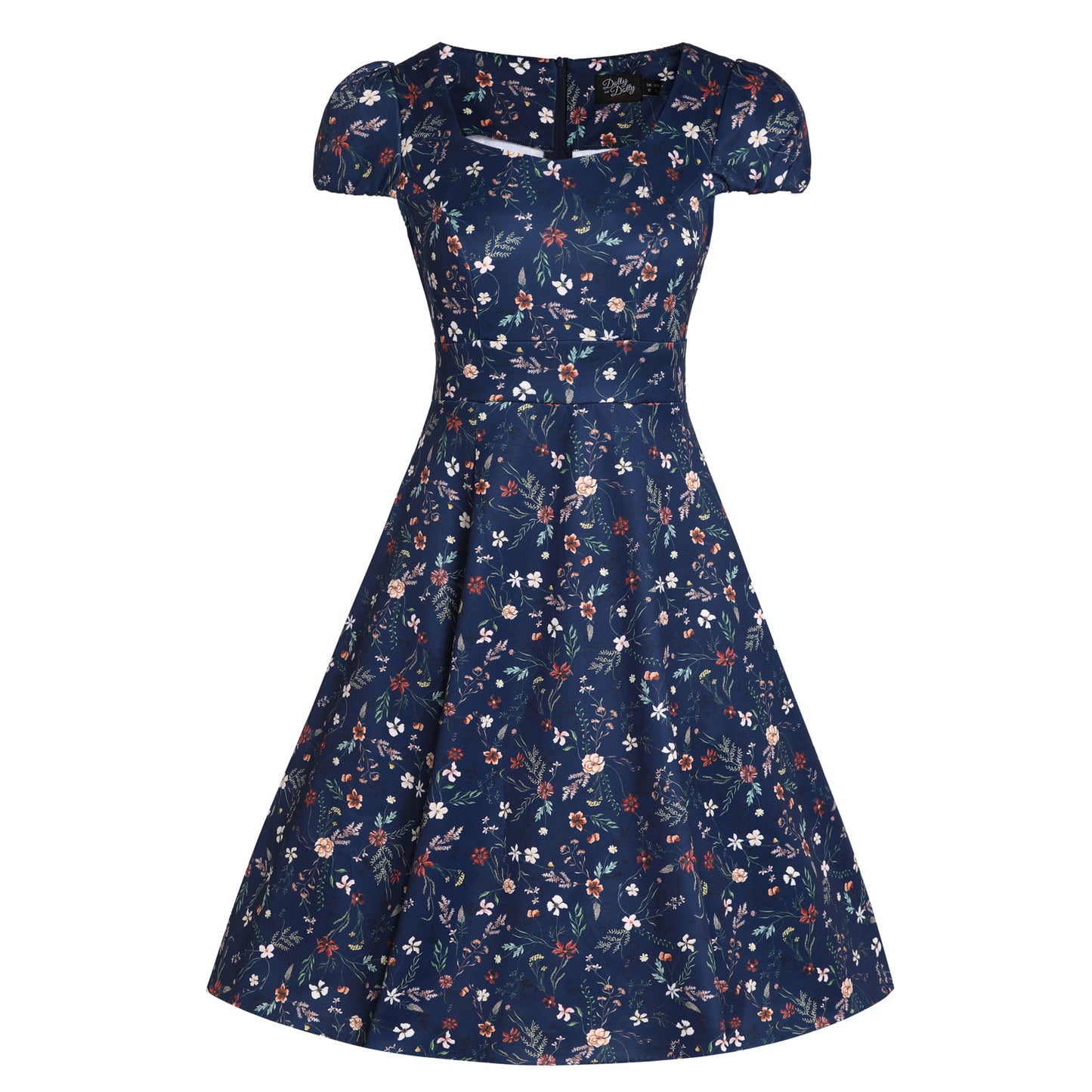 Vintage Blumen Claudia Kleid