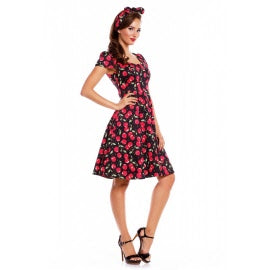 Cherry Claudia Dress Kirschenkleid