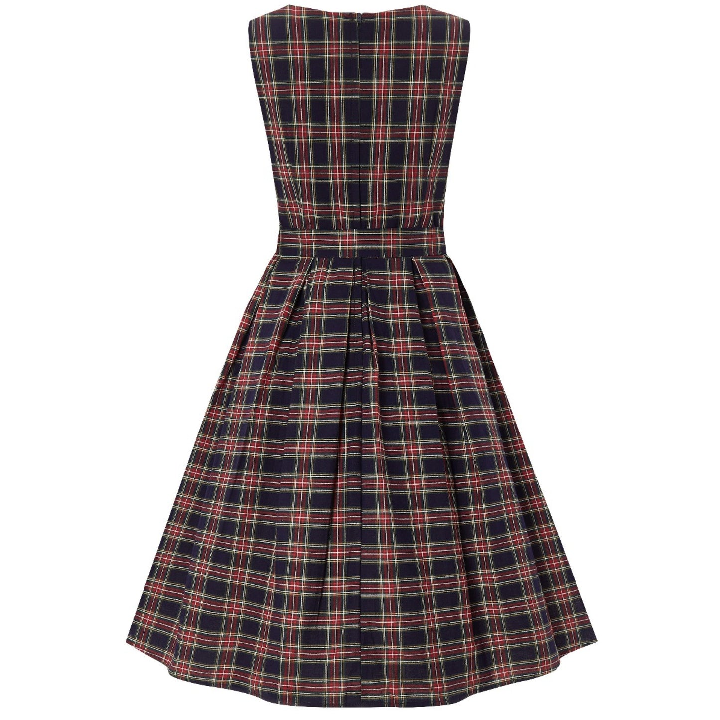 Retro Check Annie Kleid