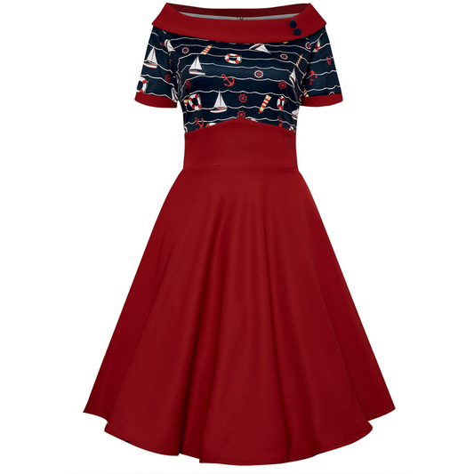 Nautical Darlene Dress
