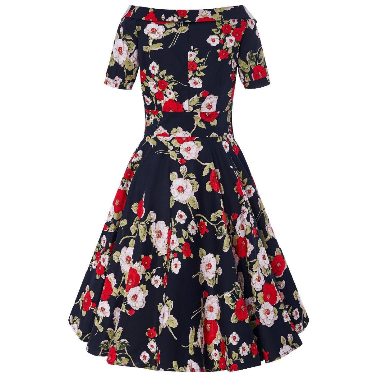Retro Floral Darlene Dress