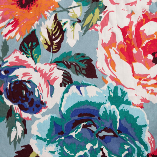 Vintage Blue Floral Darlene Dress