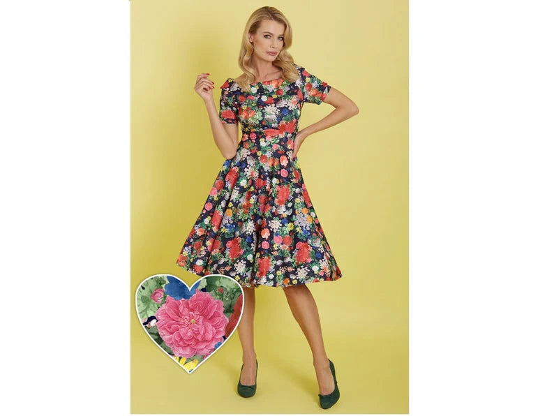 Midnight Garden Darlene Dress
