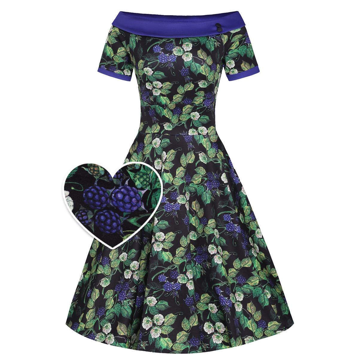 Purple Berry Darlene Dress