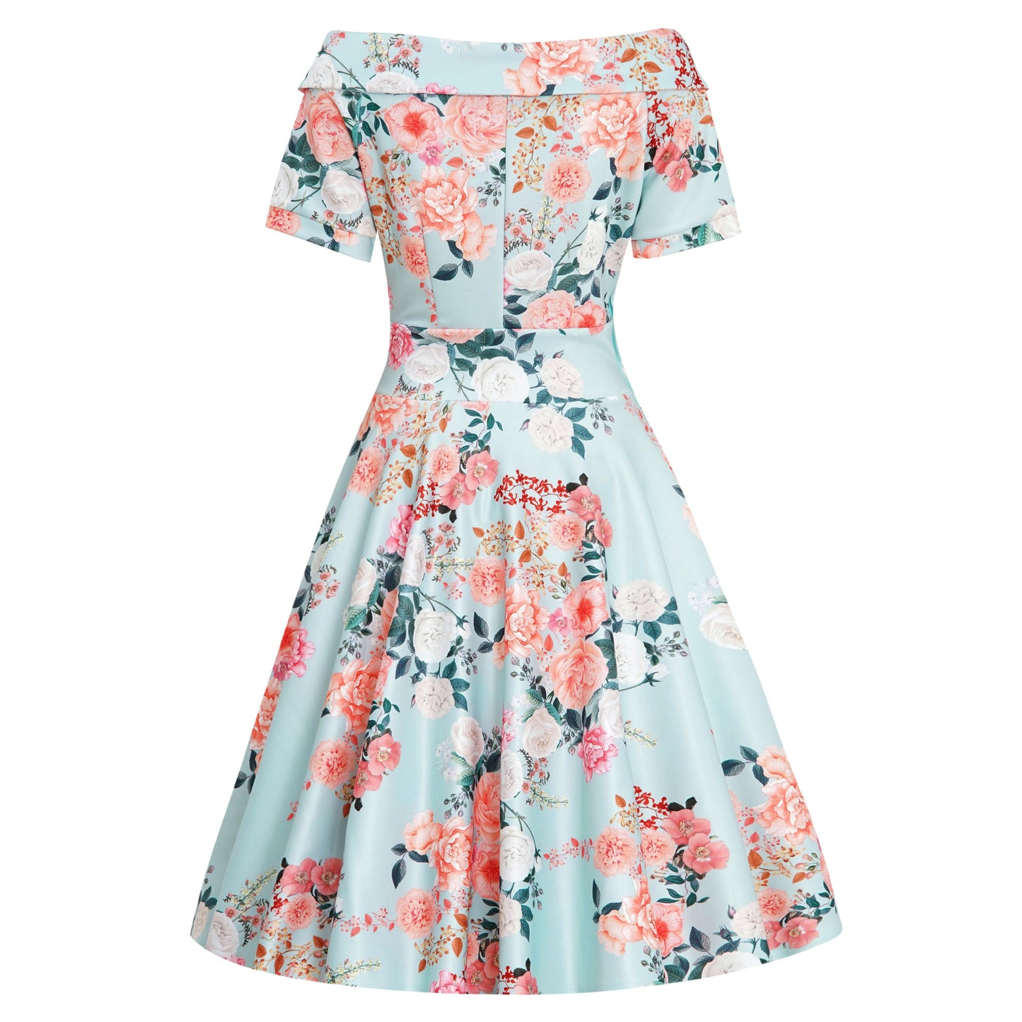 Mint Floral Darlene Dress