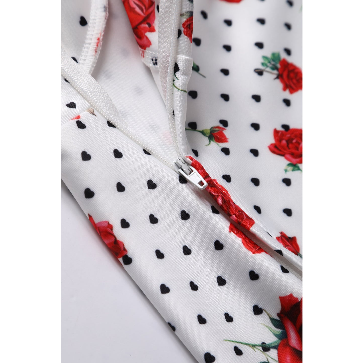 Red Roses & Black Hearts Darlene Dress