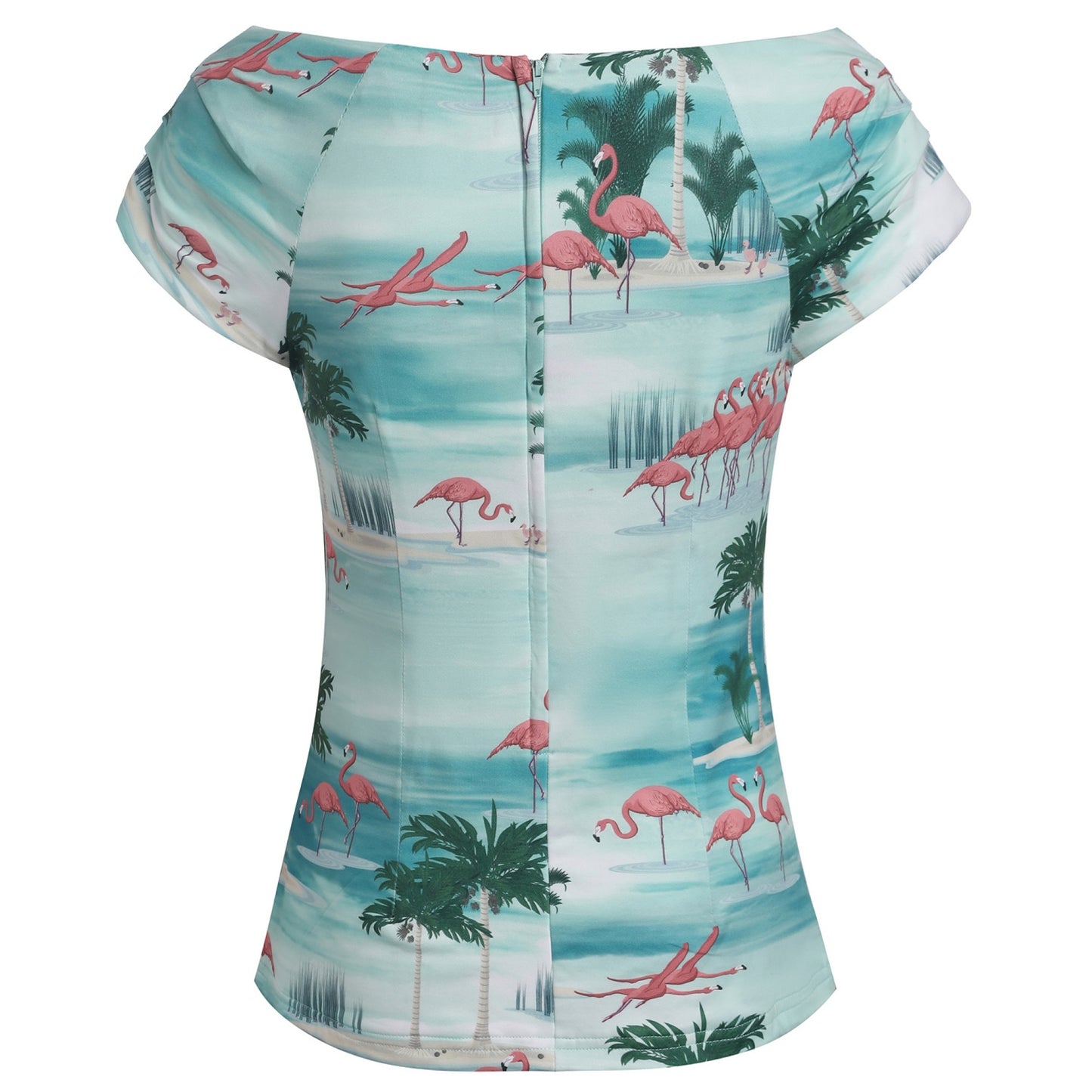 Island Flamingo Top pastell