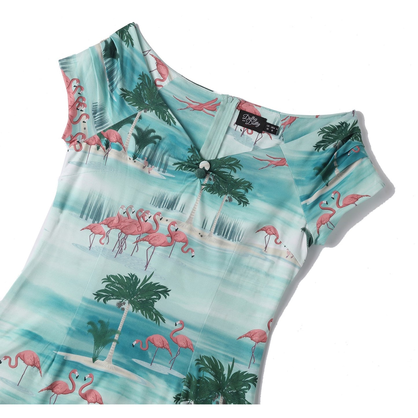 Island Flamingo Top pastell