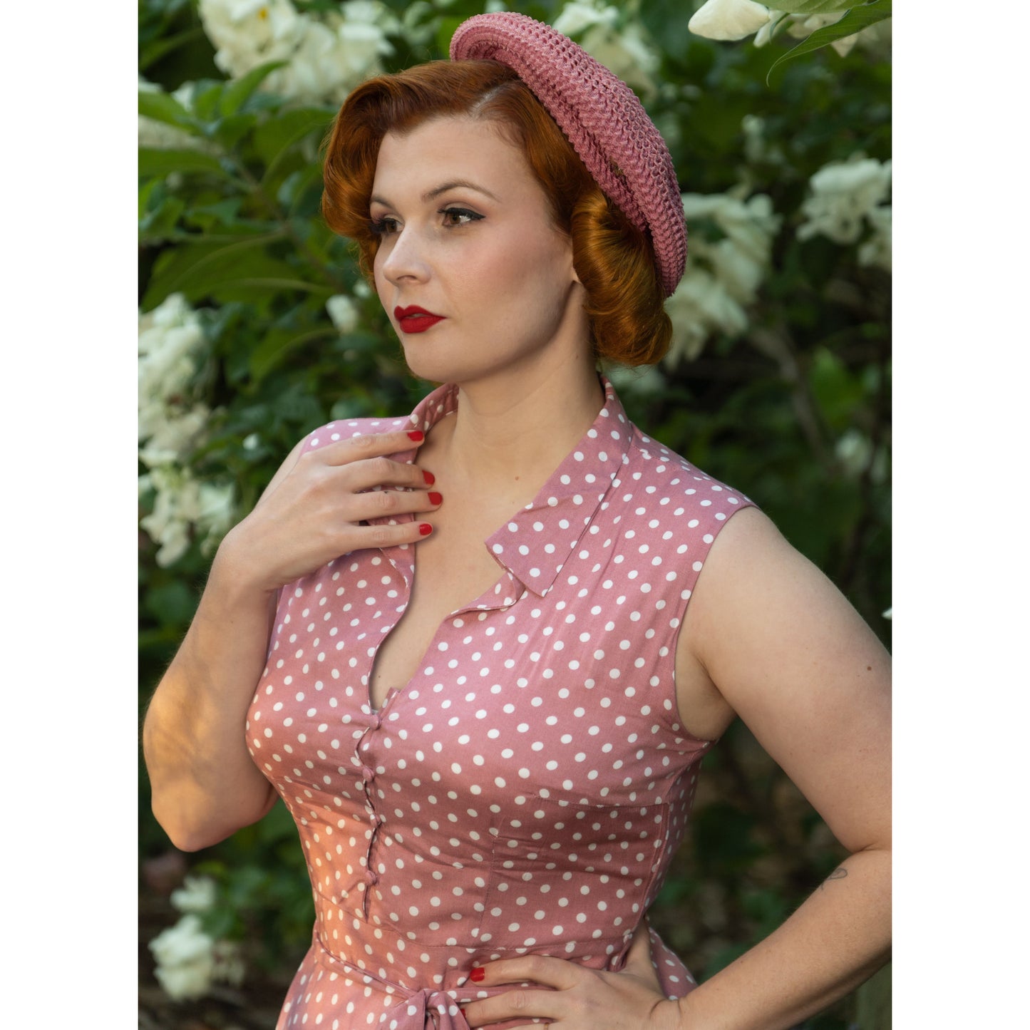 Poppy Polka Dress