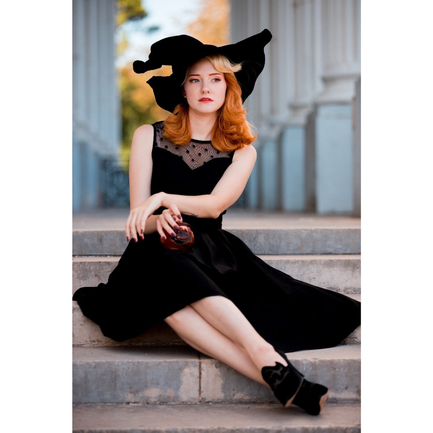 Elizabeth Dress uni black