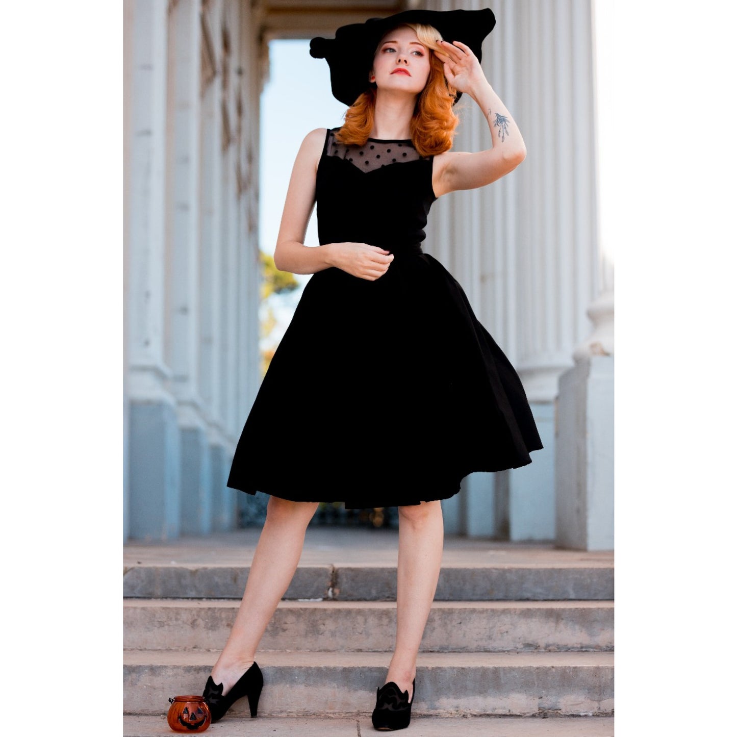 Elizabeth Dress uni black