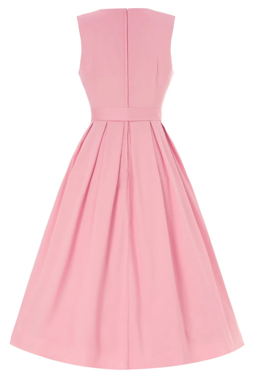 Helen Classic 50s Dress light pink - Retro Kleid mit Punkten