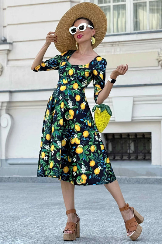 Scarlett Lemon Zitronen-Kleid