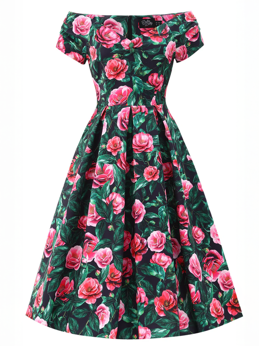 Pink Camellia Kleid