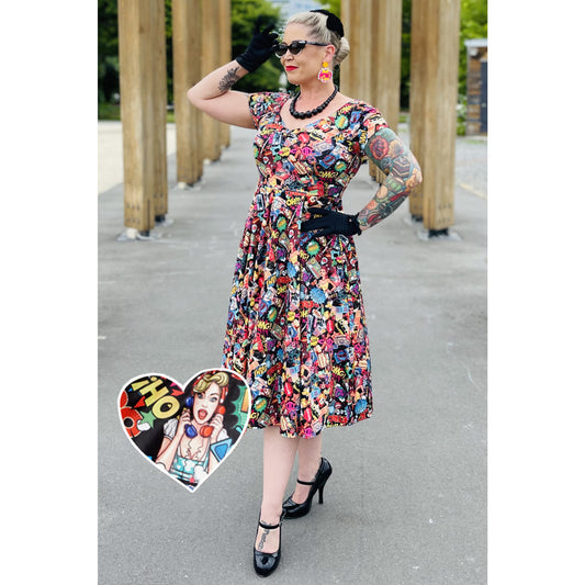 Pop Art Comic Lily Kleid