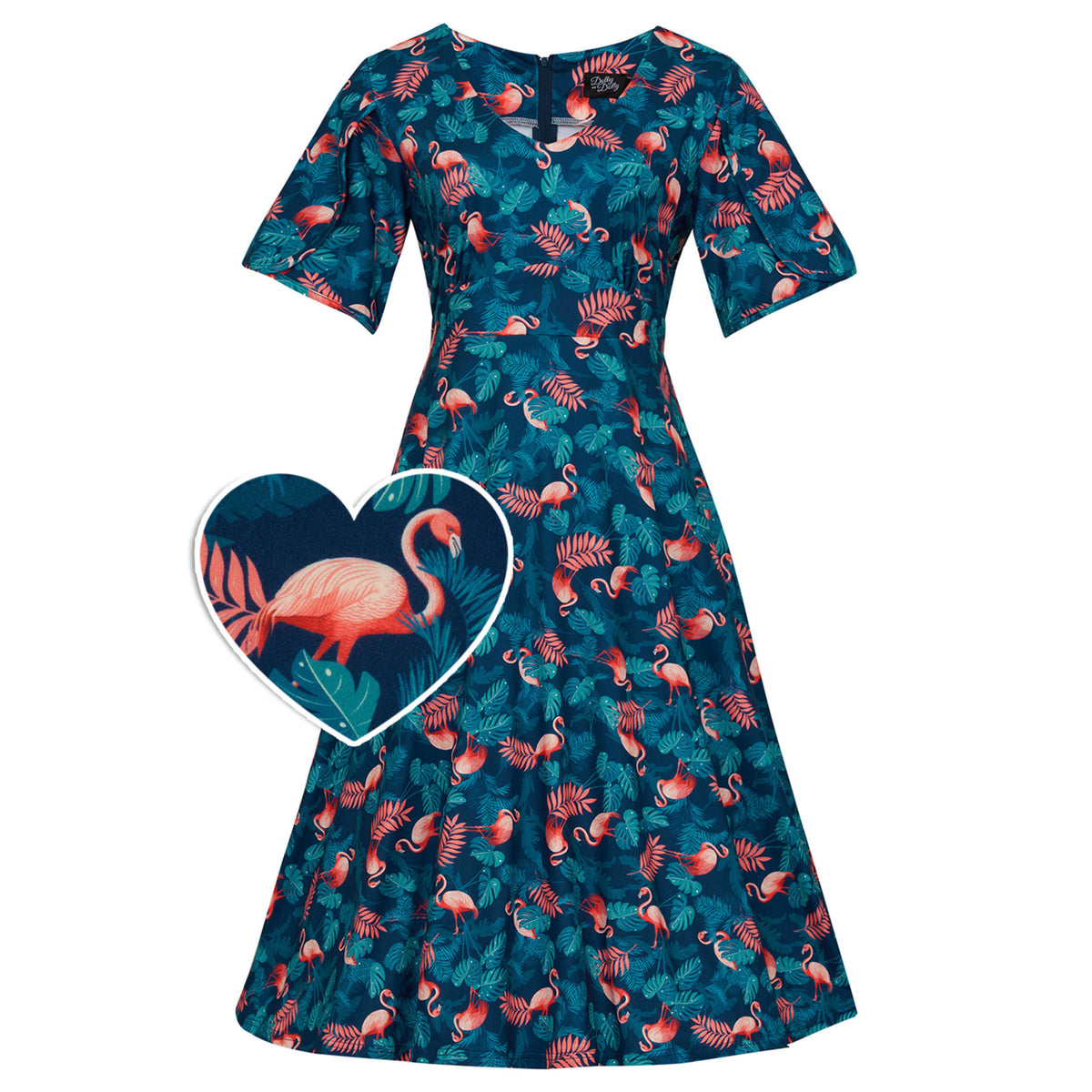 Flamingo Summer Dress