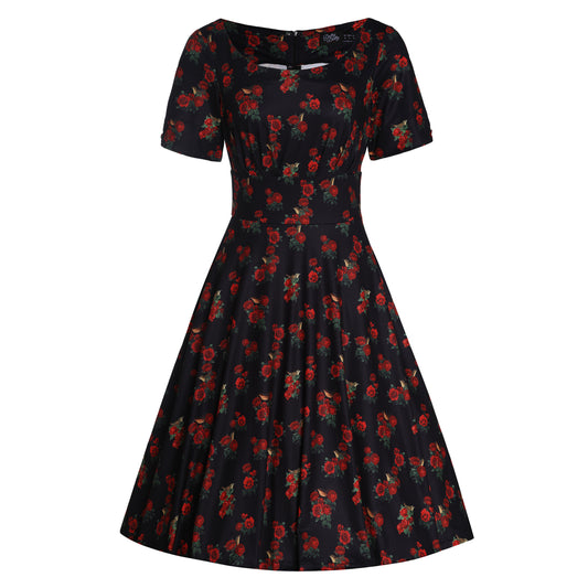 Birds & Roses Brenda Kleid