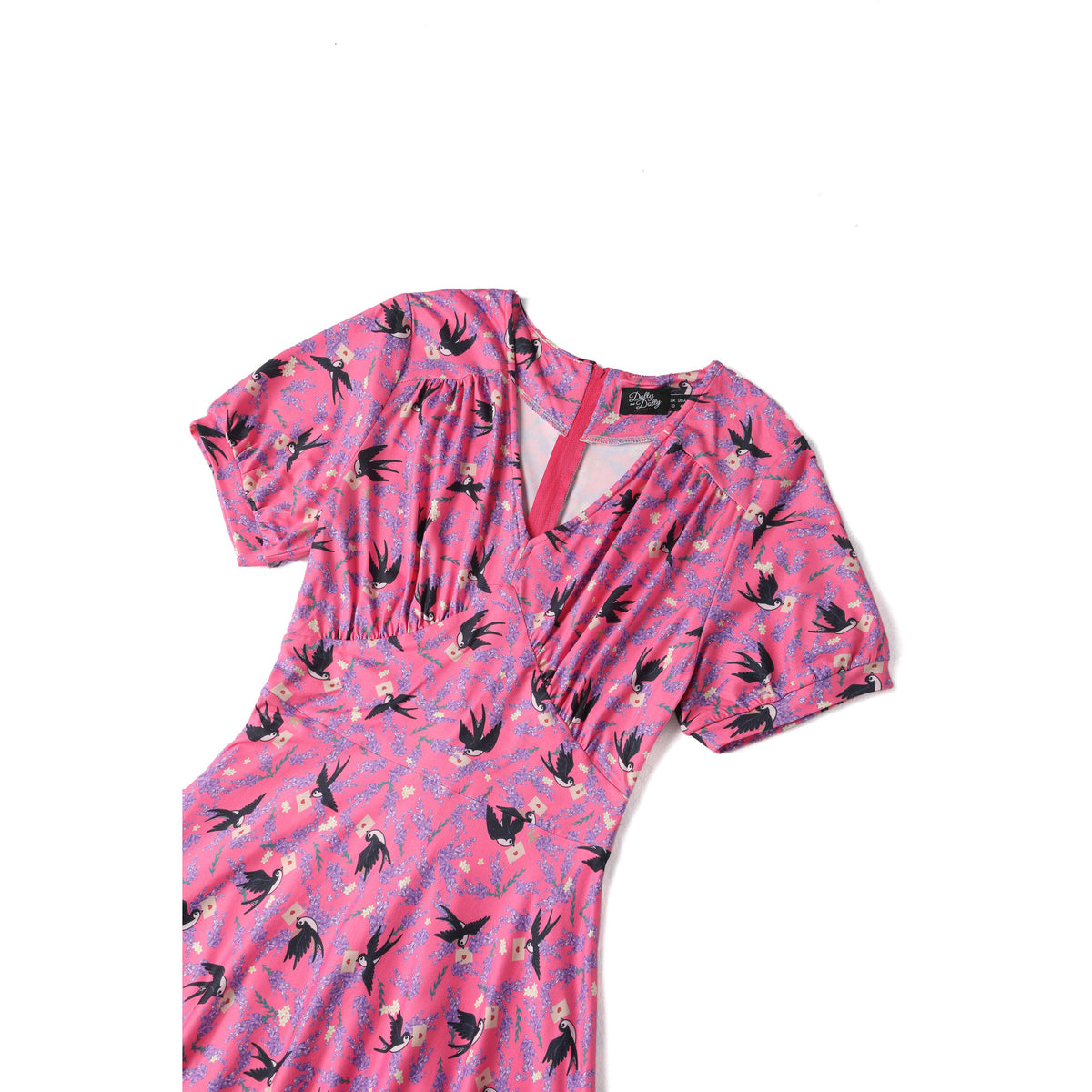 Pink Swallow Summer Dress