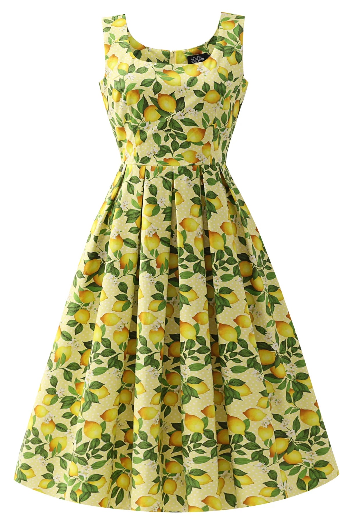 Yellow Lemon Dress - Kleid mit Zitronen