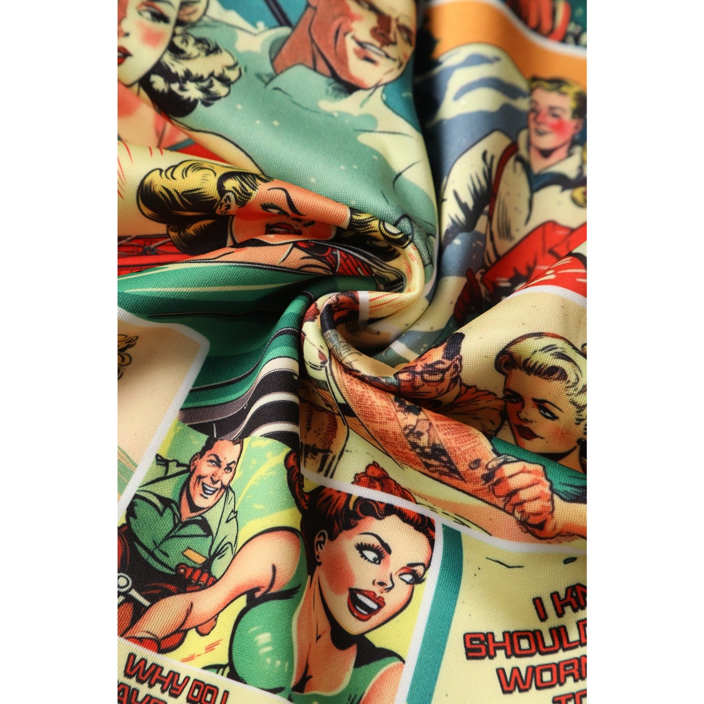 Amanda Vintage Comic Kleid