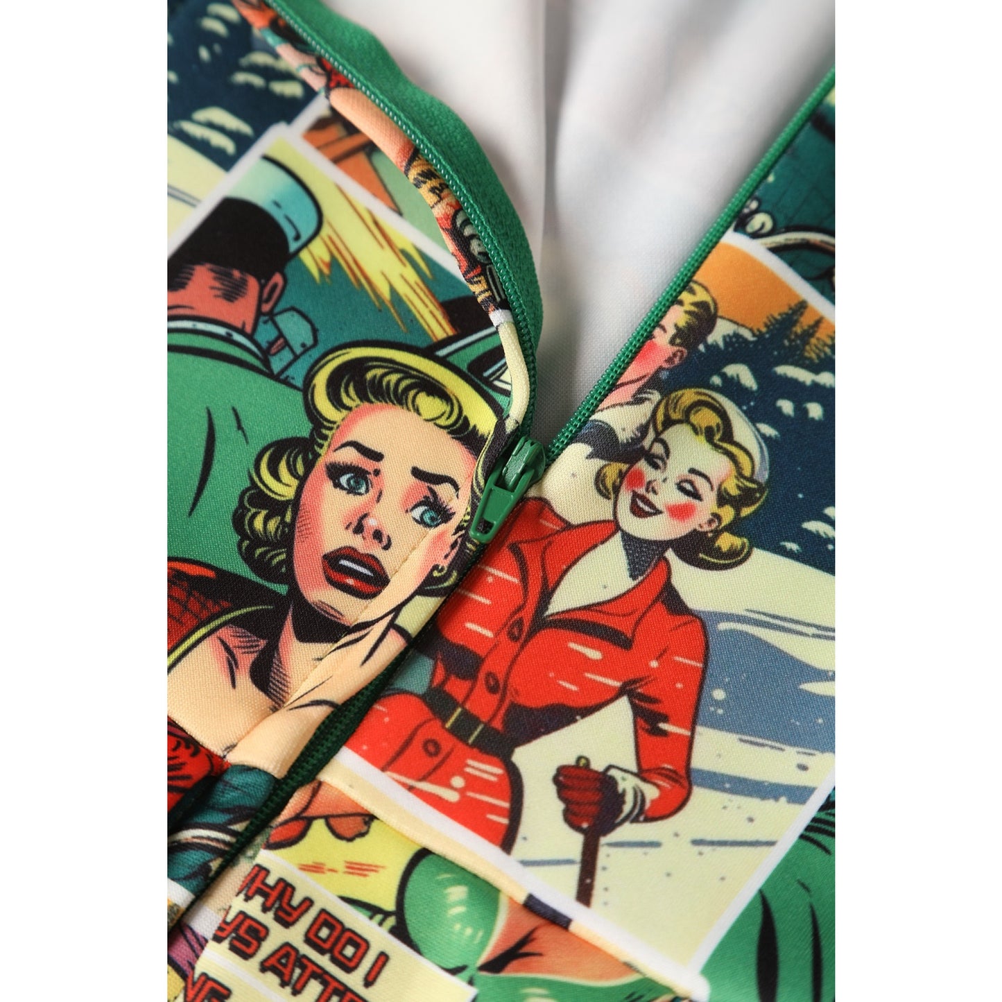 Amanda Vintage Comic Kleid