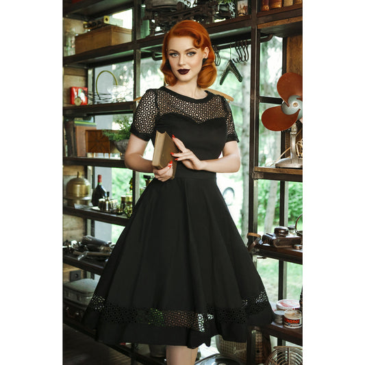 Black Tess Kleid in schwarz