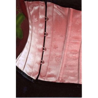 Erotex Taillen-Korsett Jaquard - in burgundy oder rosa