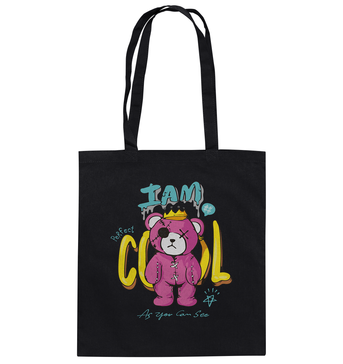 I am cool Teddy - Baumwolltasche