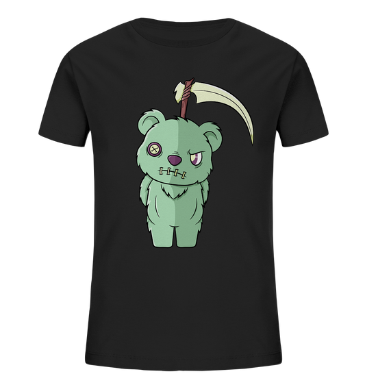 Kawaii Green Teddy - Kids Organic Shirt