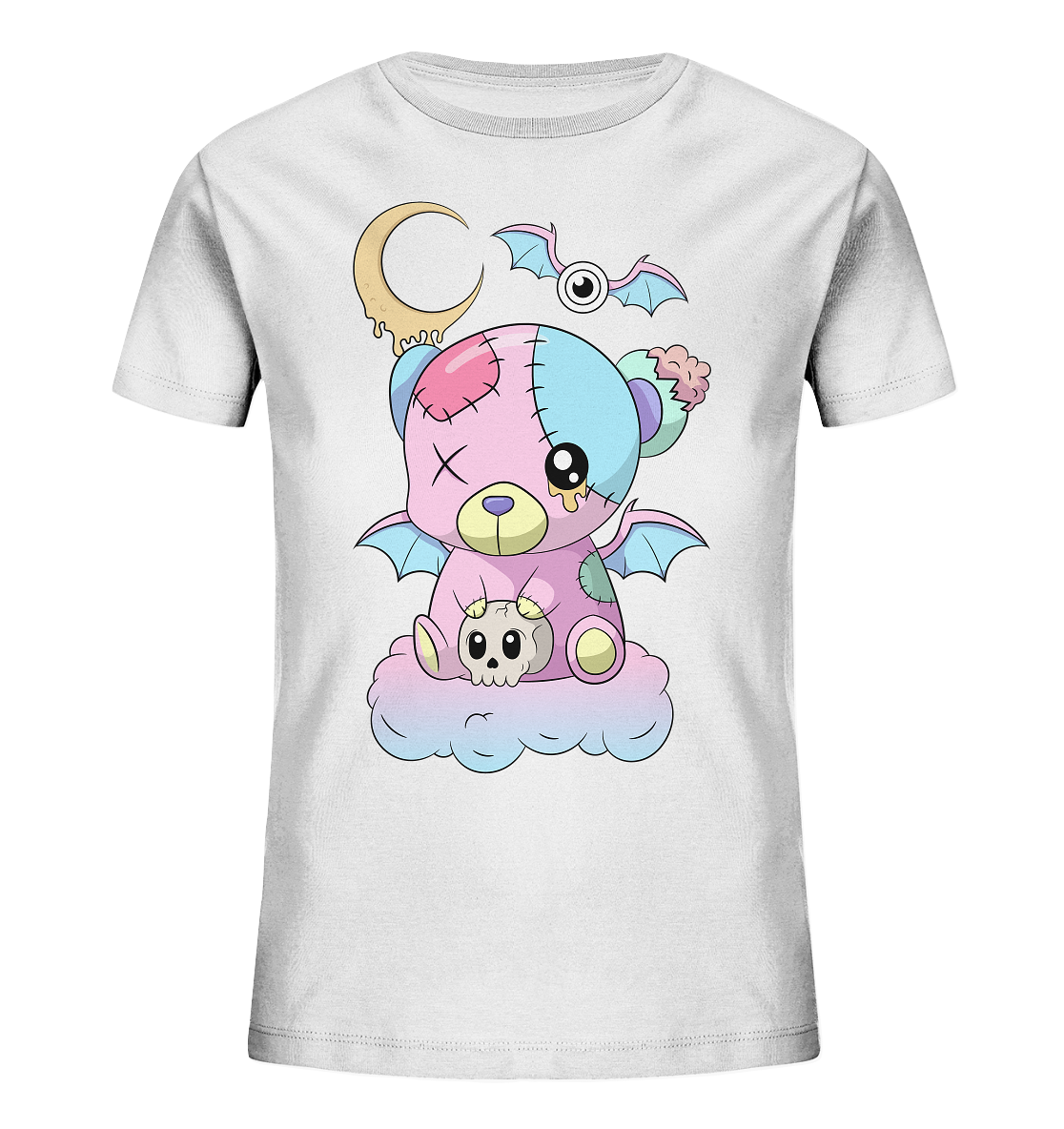 Kawaii Cute Teddy - Kids Organic Shirt