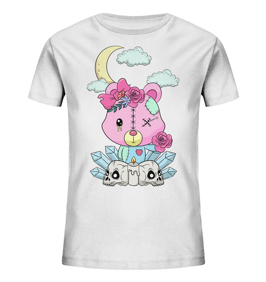 Kawaii Girly Teddy - Kids Organic Shirt