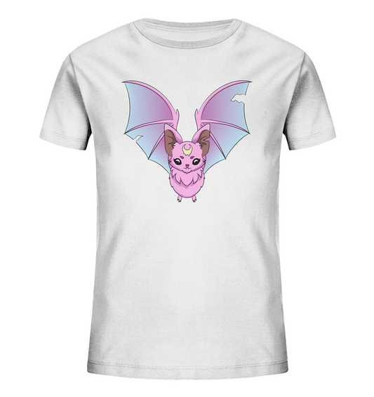 Kawaii Pink Bat - Kids Organic Shirt