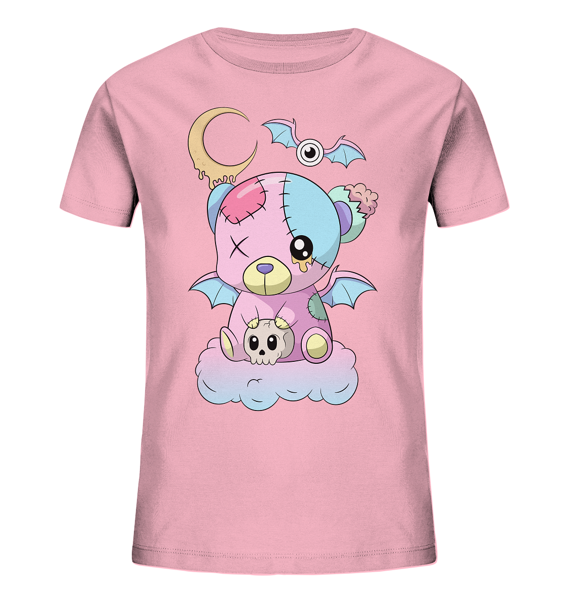 Kawaii Cute Teddy - Kids Organic Shirt