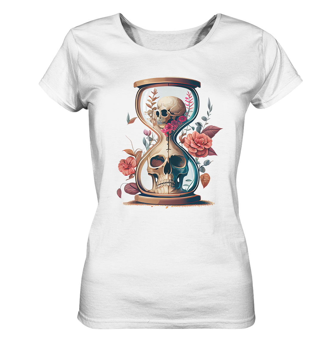 Sanduhr Skulls - Ladies Organic Shirt