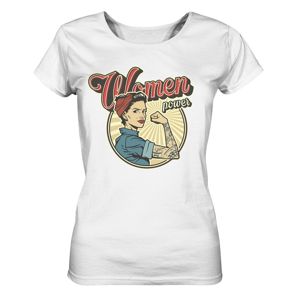 Women Power - Ladies T-Shirt mit Rockabilly Motiv