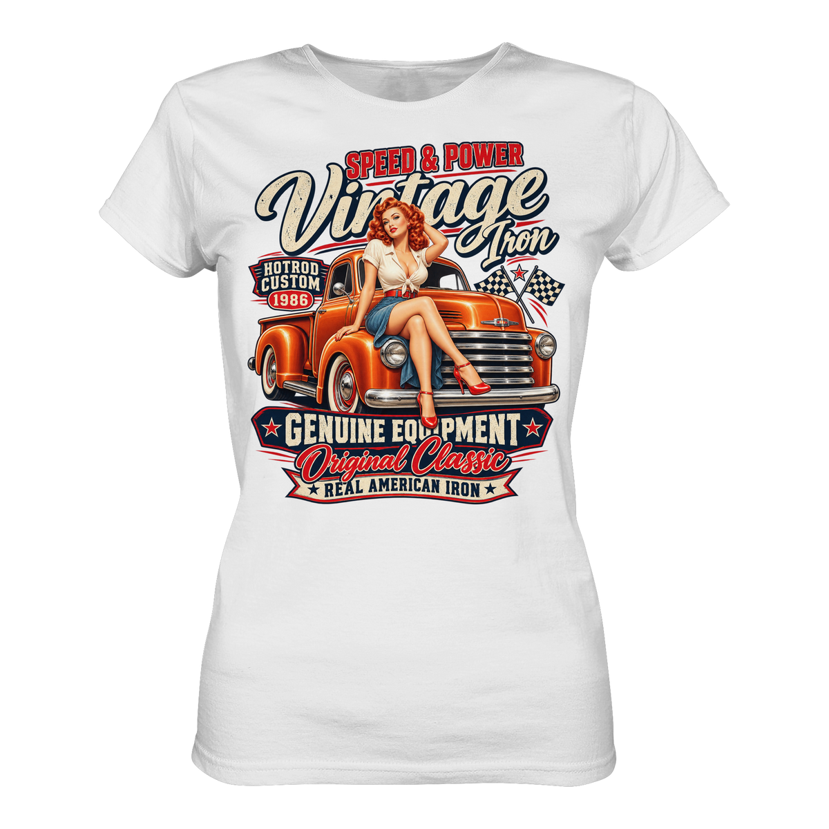 Vintage Iron Original Classic – Rockabilly Ladies T-Shirt