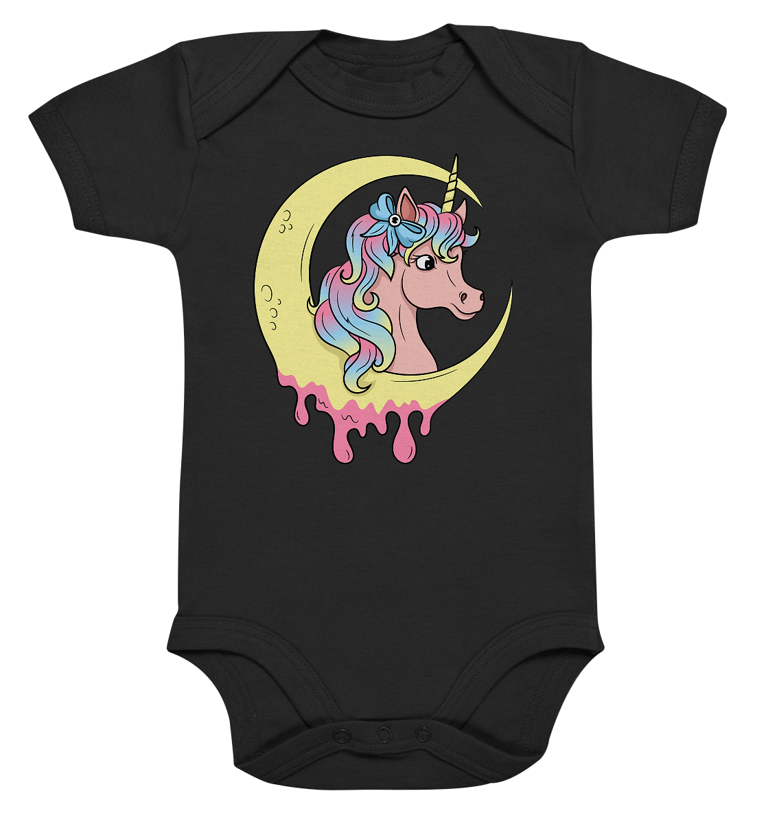 Kawaii Unicorn - Organic Baby Bodysuite