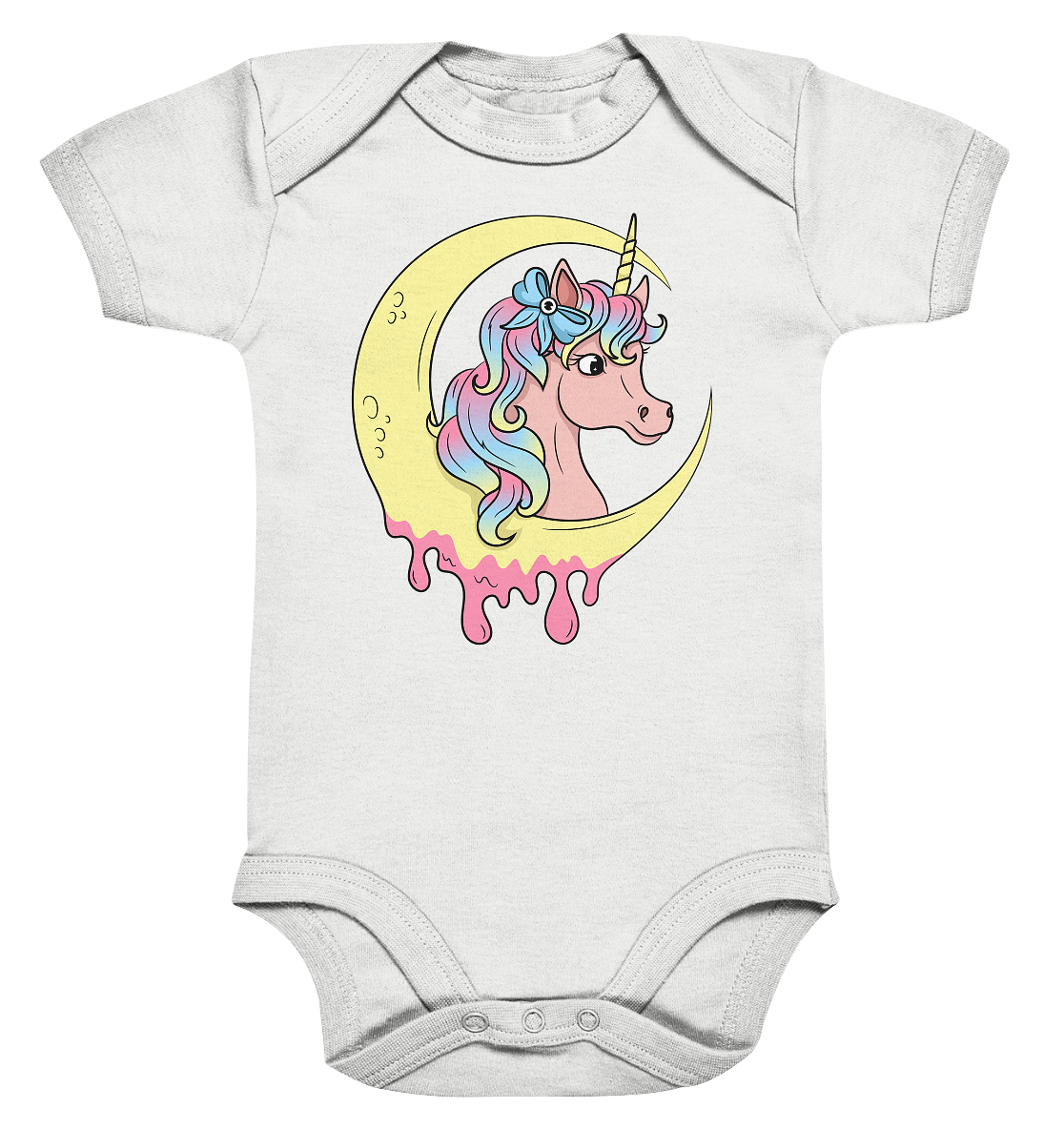 Kawaii Unicorn - Organic Baby Bodysuite