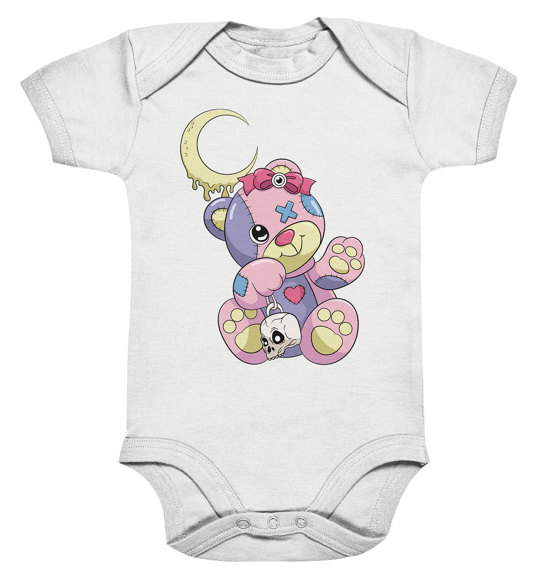 Kawaii Cute Teddy - Organic Baby Bodysuite