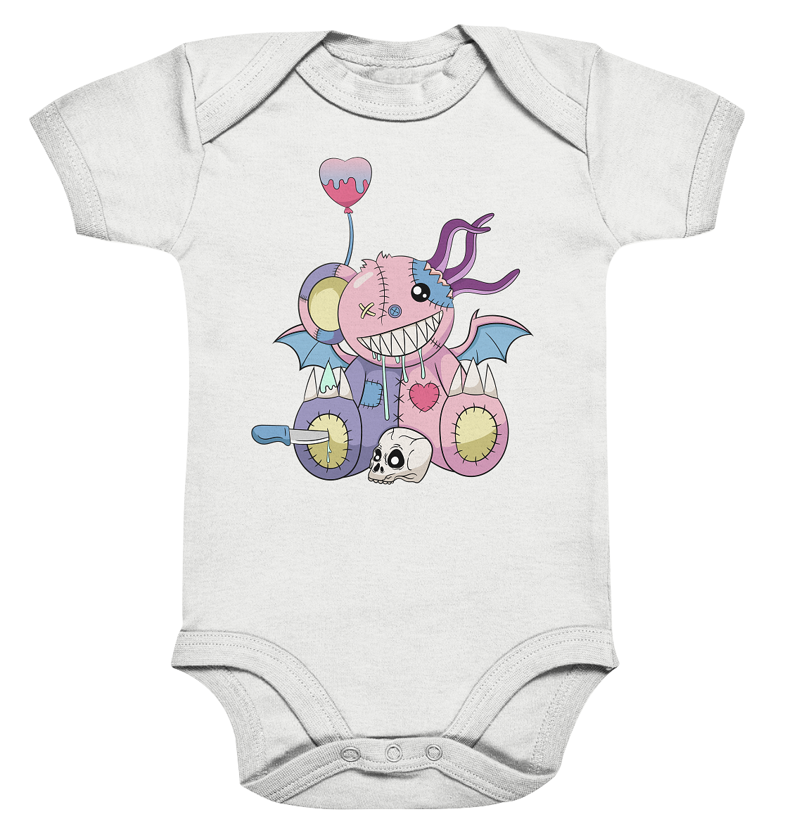 Kawaii Teddy - Organic Baby Bodysuite