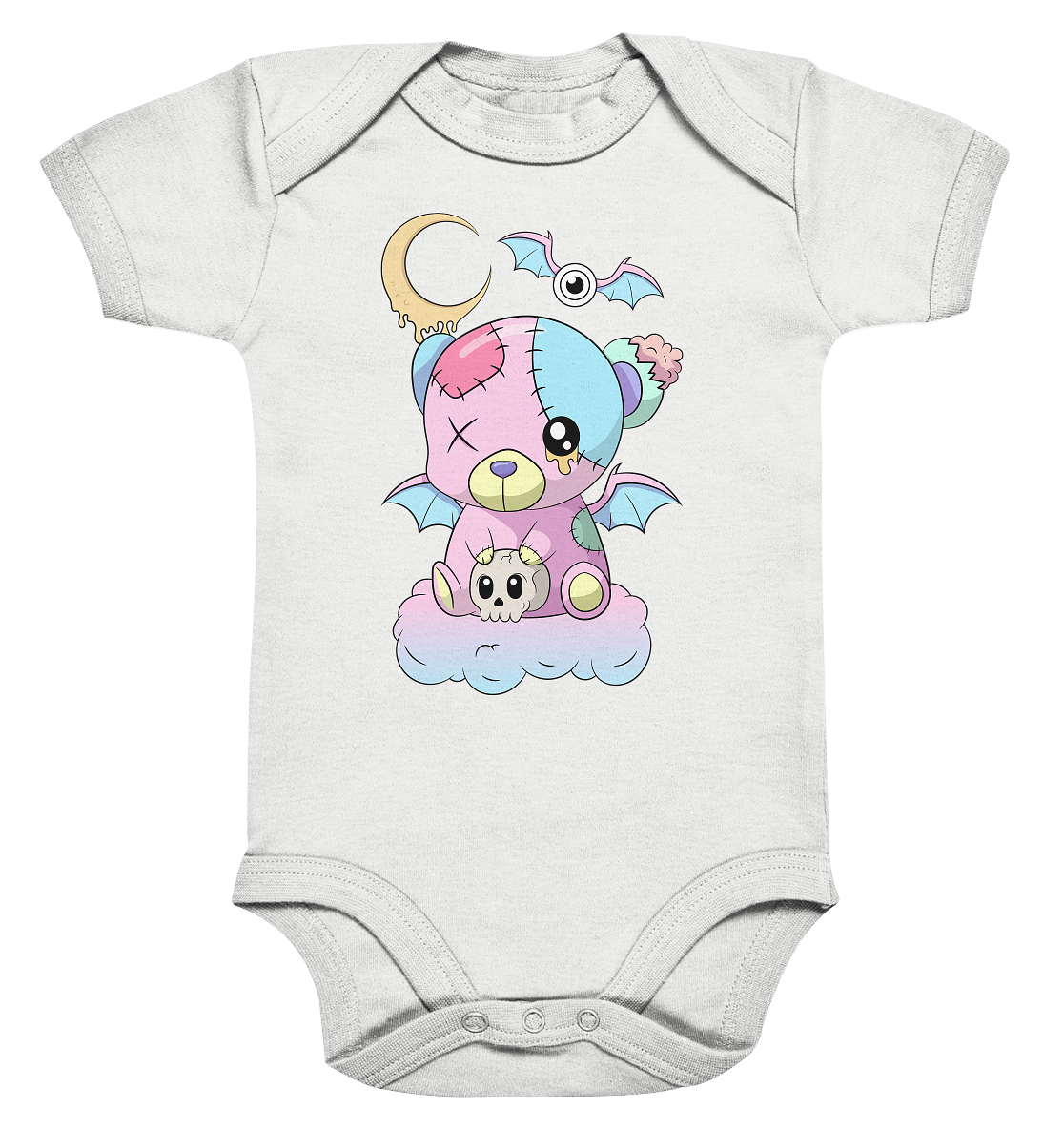 Kawaii Cute Teddy - Organic Baby Bodysuite